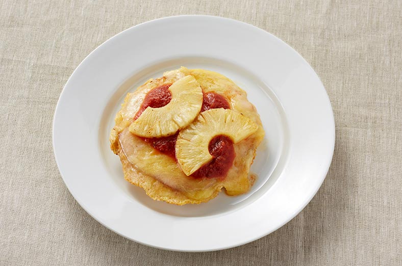 Pancake with pineapple